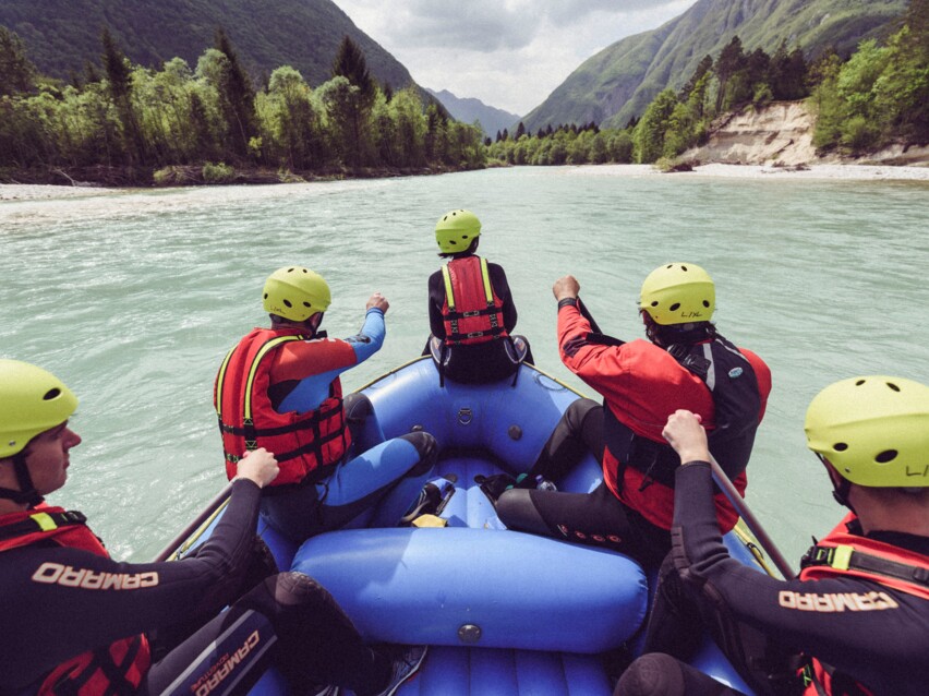 Rafting auf der Isar mit Montevia