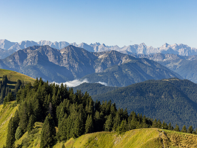 vom Seekar - Blick ins Karwendelgebirge