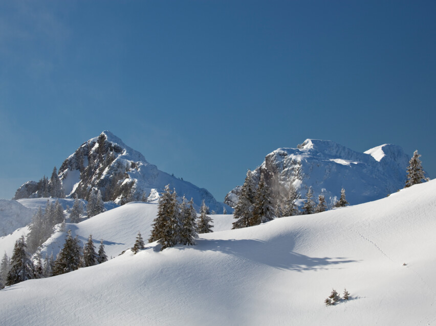 Winterlandschaft auf dem Brauneck