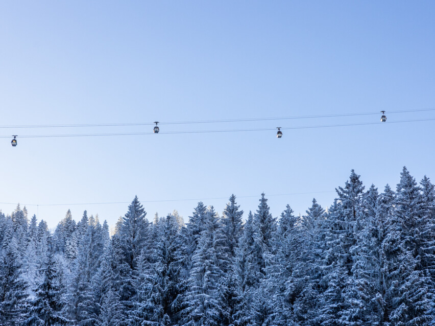 Tourismus Lenggries, Foto: A. Greiter, Brauneck Bergbahn im Winter Brauneck Bergbahn im Winter