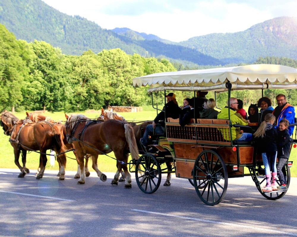 Kutschfahrt mit Josef Bichlmair vom Lamprechthof