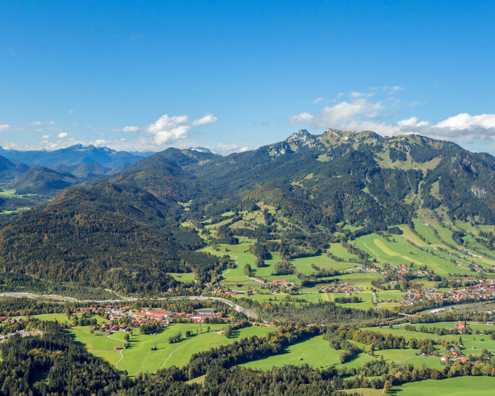Blick vom Grasleitenstein nach Lenggries