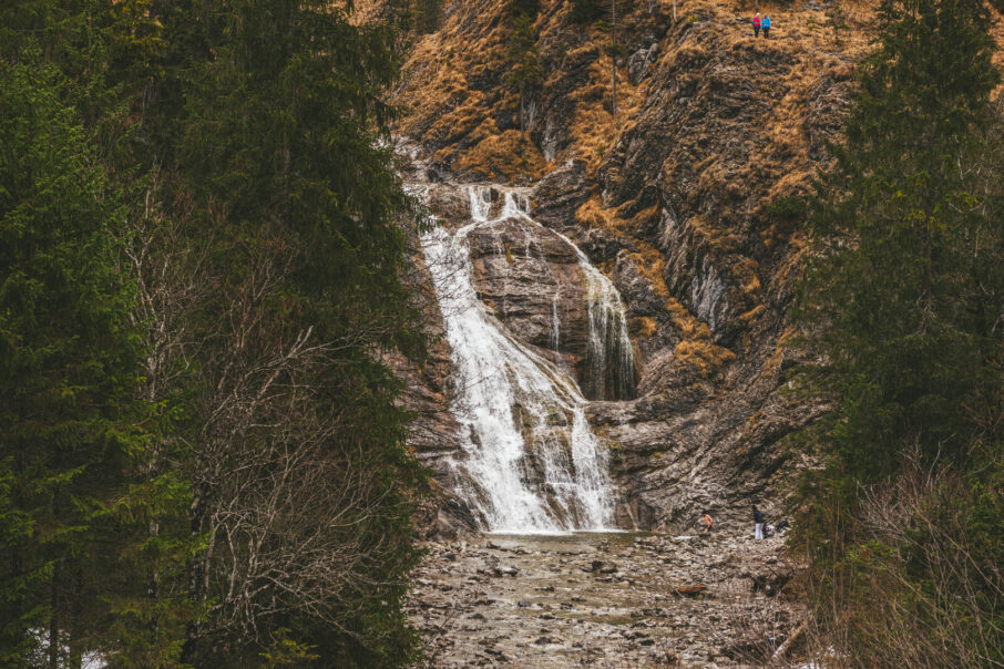 Wasserfall Jachenau im herbst