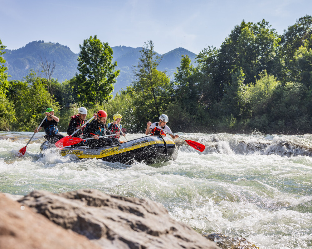 Rafting Tour auf der Isar