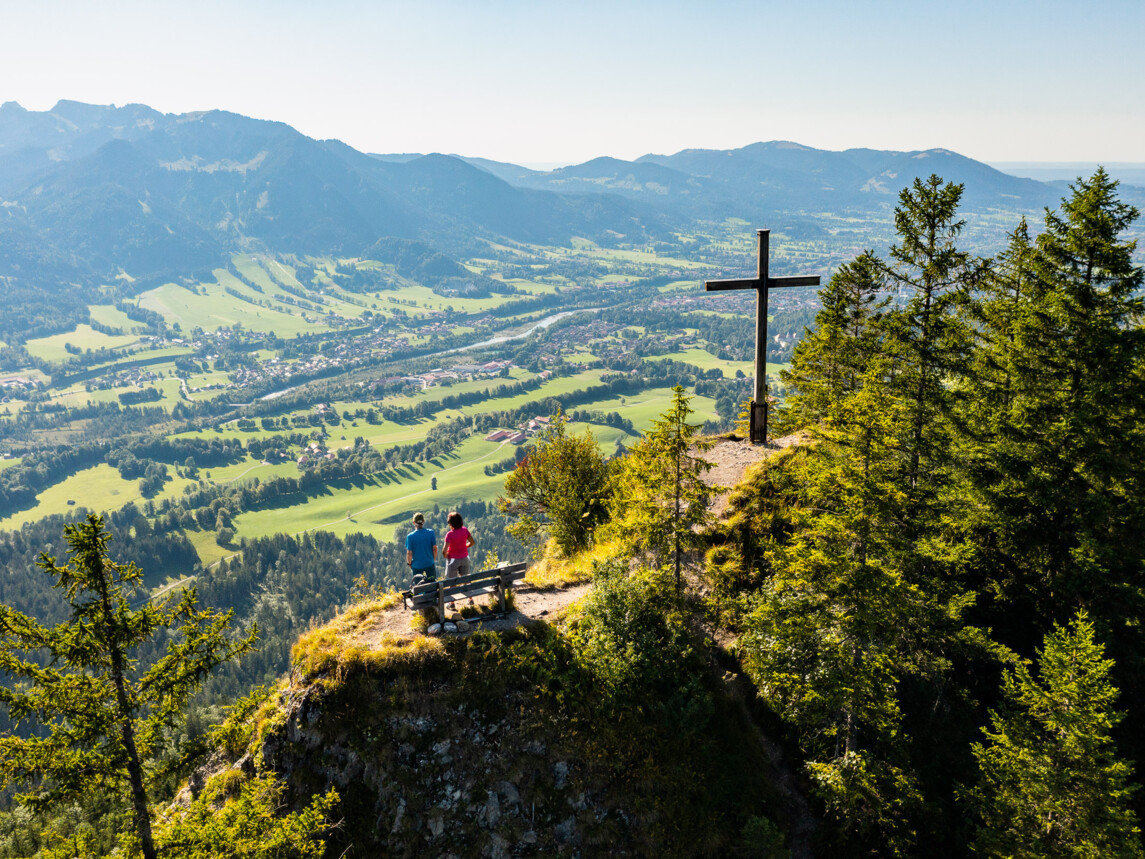 Blick vom Grasleiten ins Isartal