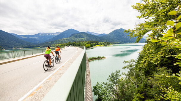 Isarradweg Abschnitt Sylvensteinsee