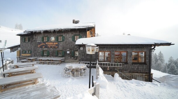 Florihütte im Winter