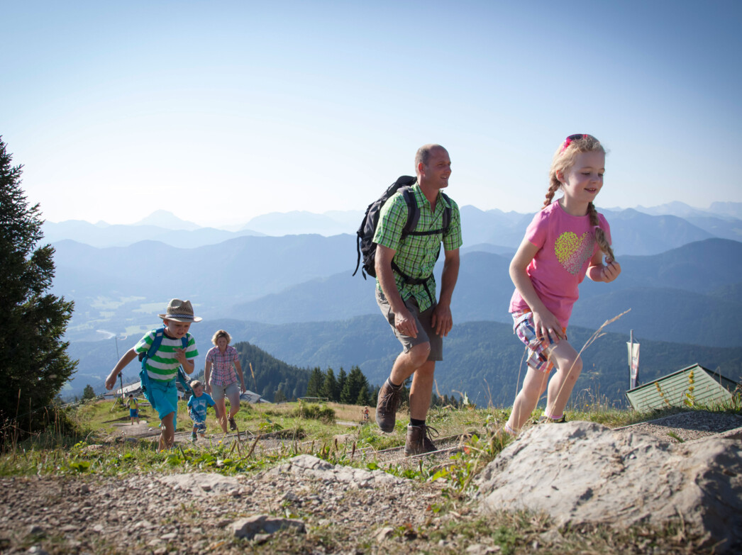 Wandern am Brauneck auch für Kinder ein tolles Erlebnis