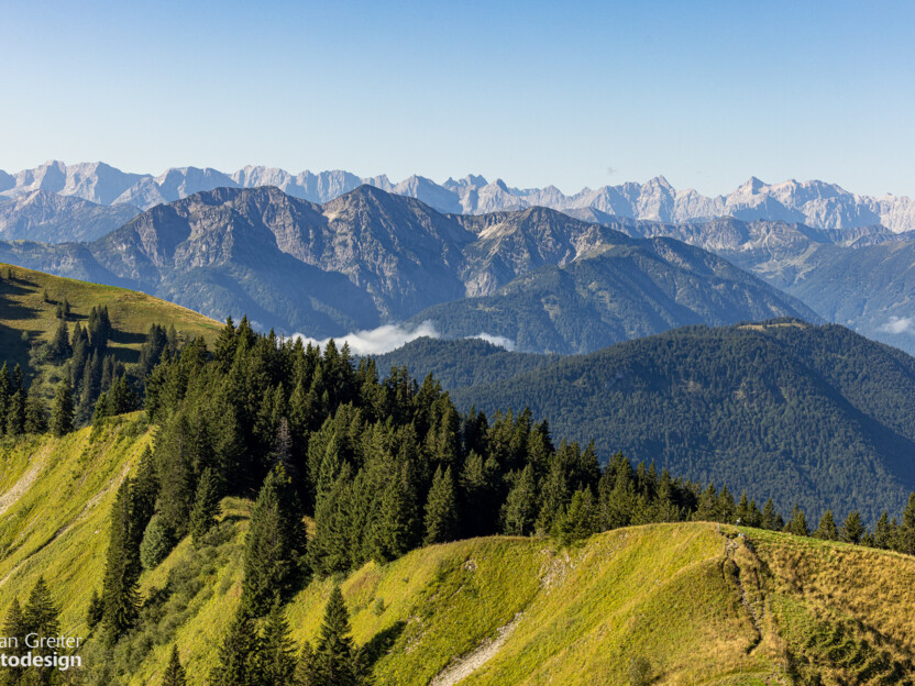 vom Seekar - Blick ins Karwendelgebirge