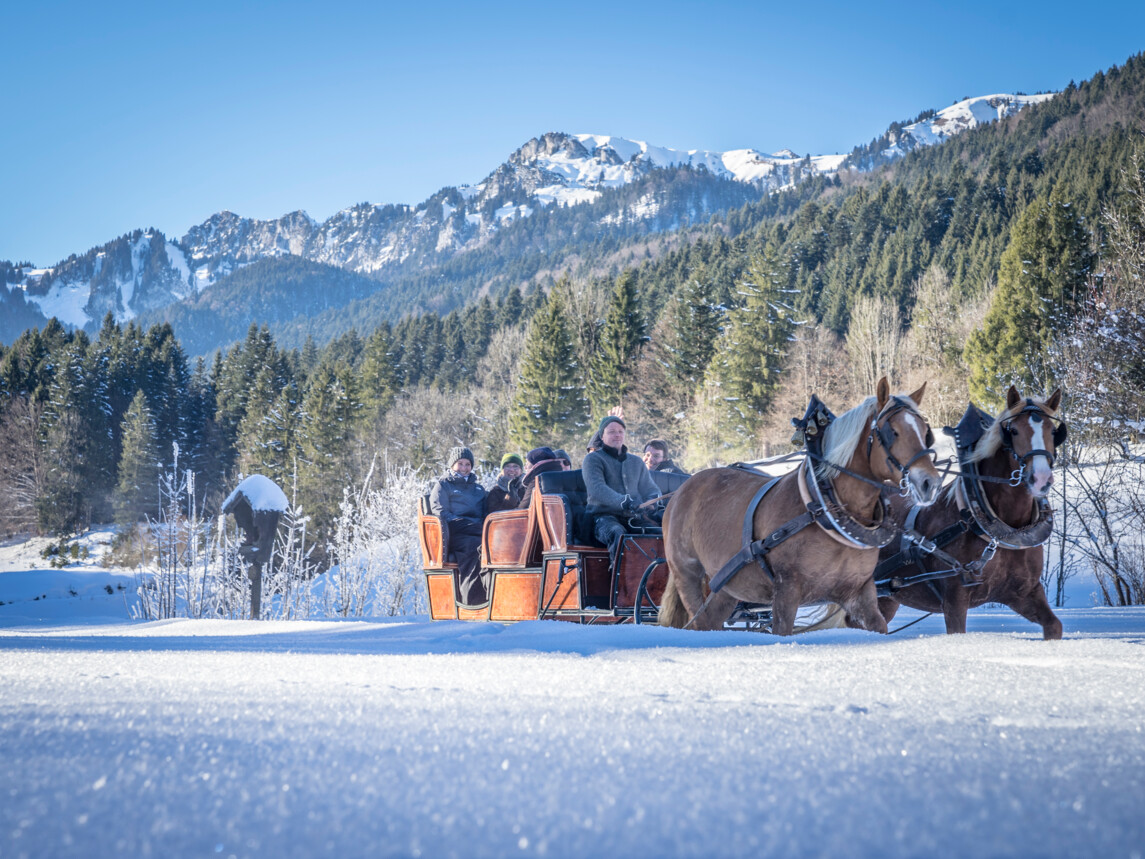 Pferdekutschfahrt in Lenggries