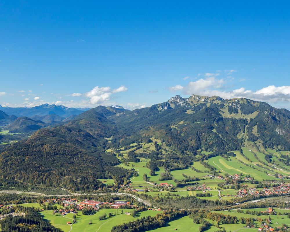 Blick vom Grasleitenstein nach Lenggries