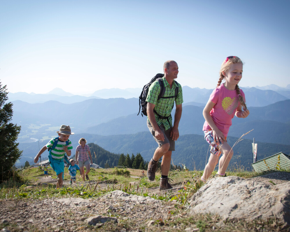 Wandern am Brauneck auch für Kinder ein tolles Erlebnis