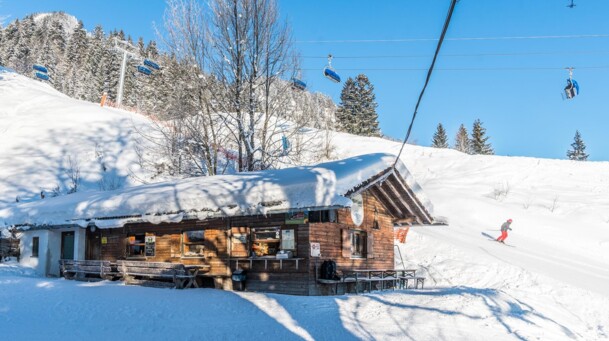 Milchhäusl am Brauneck im Winter