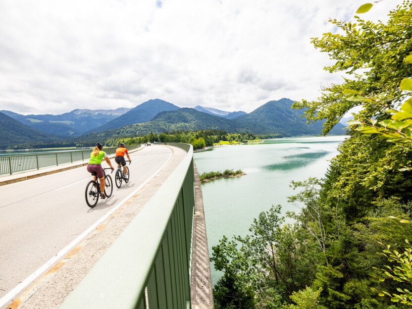 Isarradweg Abschnitt Sylvensteinsee